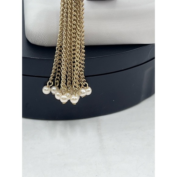 Lia Sophia "Joyous" Gold Tone Crystals Glass Pearls Resin Beads Necklace - Picture 3 of 12